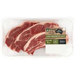 Woolworths Lamb Forequarter Chops 2-3 Pieces 500g - 800g