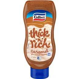 Cottee's Thick 'n' Rich Caramel Sauce Ice Cream Topping 575g