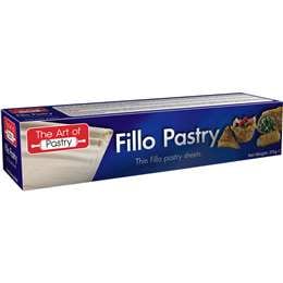 Art Of Pastry Frozen Fillo Sheets 375g
