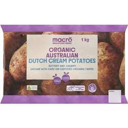 Macro Organic Dutch Cream Potatoes Bag 1kg