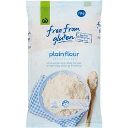 Woolworths Free From Gluten Plain Flour 750g