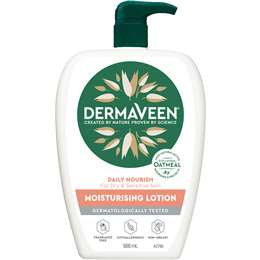 DermaVeen Daily Nourish Moisturising Lotion 500mL