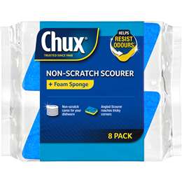 Chux Non Scratch Scourer Scrubs 8 pack