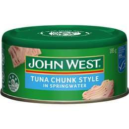 John West Tuna Chunks In Springwater 185g