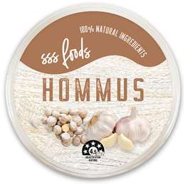 SSS Foods Hommus Natural 225g
