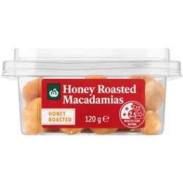 Woolworths Honey Macadamia 120g