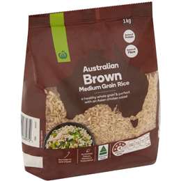 Woolworths Brown Rice Grain 1kg
