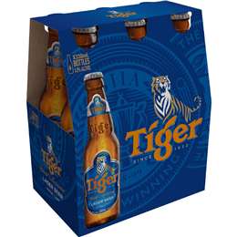 Tiger Asian Asian Lager Bottles 330mL x 6 pack