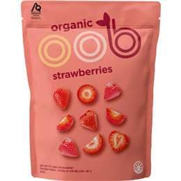 Oob Organic Frozen Strawberries 500g