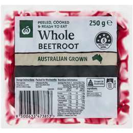 Woolworths Whole Fresh Beetroot 250g