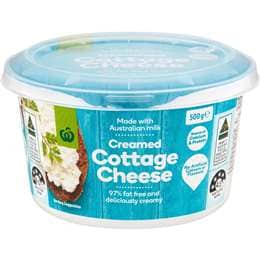 Woolworths Creamed Cottage Cheese 500g