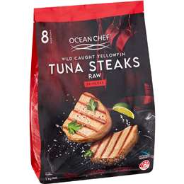 Ocean Chef Yellowfin Tuna Steaks 1kg