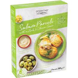 Ocean Chef Salmon Parcels In Leek & Cheese Sauce 280g