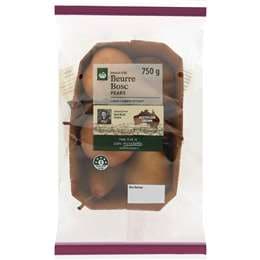 Fresh Beurre Bosc Pear Punnet 750g
