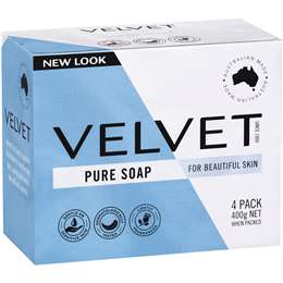 Velvet Pure Bar Soap Pure 4 pack