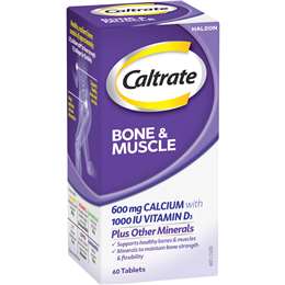 Caltrate Bone & Muscle With Calcium & Vitamin D3 60 pack