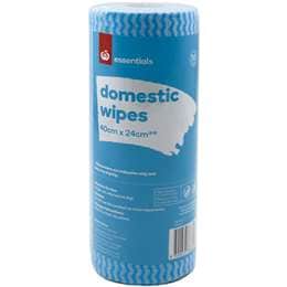 Woolworths Essentials Domestic Wipes 50 pack