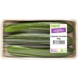 Macro Organic Lebanese Cucumber 350g