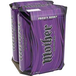 Mother Energy Drink Frosty Berry Cans 500mL x 4 pack
