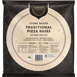 Turkish Bakeries Stone Baked Pizza Bases 2 pack