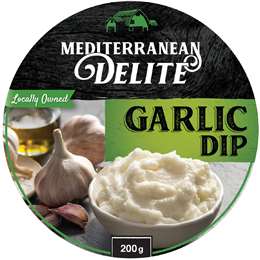 Mediterranean Delite Garlic Dip 200g