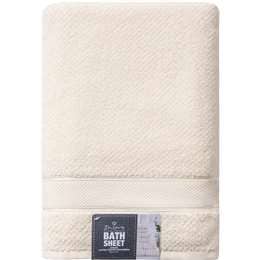 Inspire Premium Bath Sheet  Cream Each