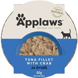 Applaws Tuna & Crab Tin Wet Cat Food 60g