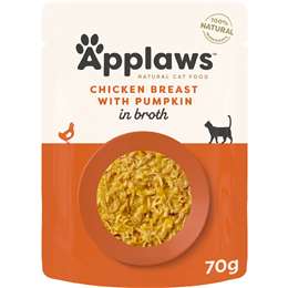 Applaws Chicken & Pumpkin in Broth Wet Cat Food 70g