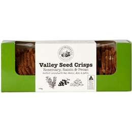 Valley Produce Company Seed Crisps Rosemary Raisin & Pecan 170g