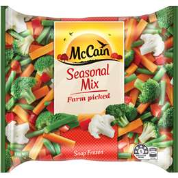 McCain Frozen Seasonal Vegetable Mix 1kg
