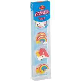 Dollar Sweets Icing Decorations Unicorn & Rainbow 12 pack