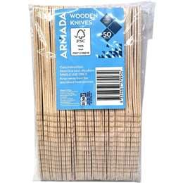 Armada Wooden Knives 50 pack