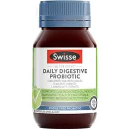Swisse Ultibiotic Daily Digestive Probiotic Capsules 30 pack