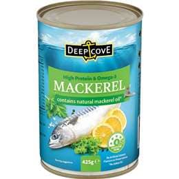 Deep Cove Mackerel Can In Natural Oil 425g