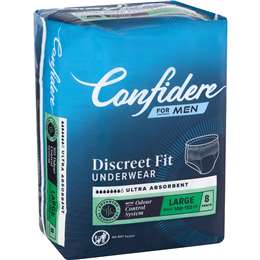 Confidere Incontinence Pants Mens Large 8 pack