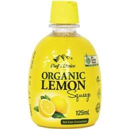 Chef's Choice Organic Lemon Juice 125mL