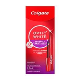 Colgate Teeth Whitening Nightly Treatment Wand Optic White 3% each
