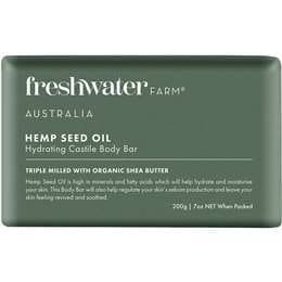 Freshwater Farm Australia Hemp Seed Oil Hydrating Body Bar 200g