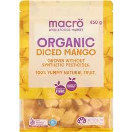 Macro Organic Frozen Mango 450g