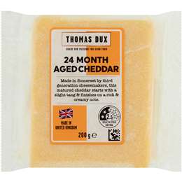 Thomas Dux Aged Cheddar 24 Months 200g
