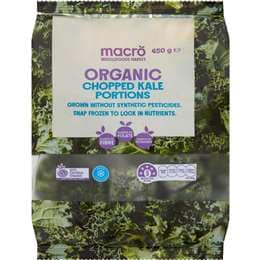 Macro Organic Frozen Chopped Kale Portions 450g