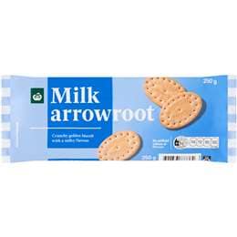 Woolworths Arrowroot Milk Biscuits 250g