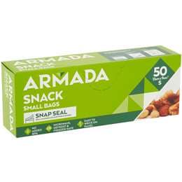 Armada Resealable Snack Bags 50 pack