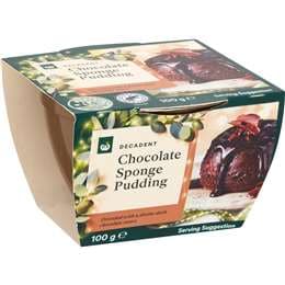Woolworths Chocolate Sponge Pudding 100g