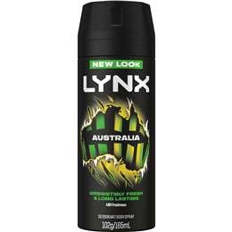Lynx Deodorant Body Spray Australia 165mL