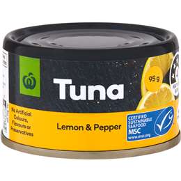 Woolworths Lemon & Pepper Tuna 95g
