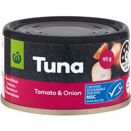Woolworths Tuna Tomato & Onion 95g