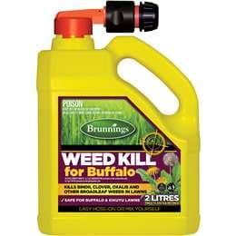 Brunnings Weed Kill For Buffalo Lawn Hose On 2L