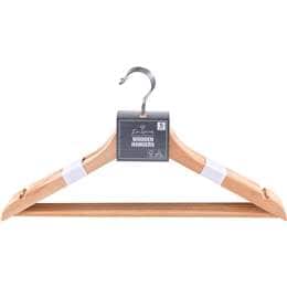 Woolworths Essentials Wooden Hangers 5 pack