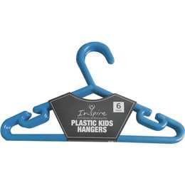 Woolworths Essentials Plastic Kids Hangers 6 pack
